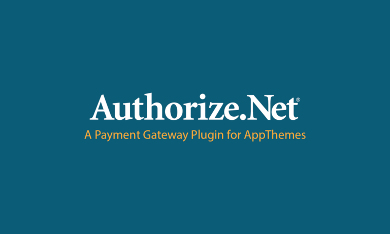 Authorize.net Payment Gateway Plugin