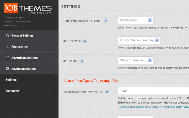 More advanced settings, We have thought about everything..