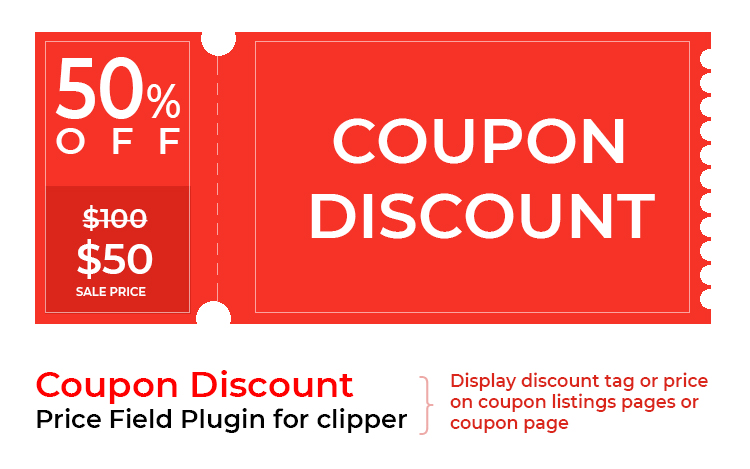 Coupon Discount Price Field.