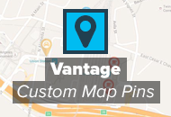vantage custom map pins